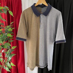VINTAGE ANTIGUA SPLIT DESIGN POLO